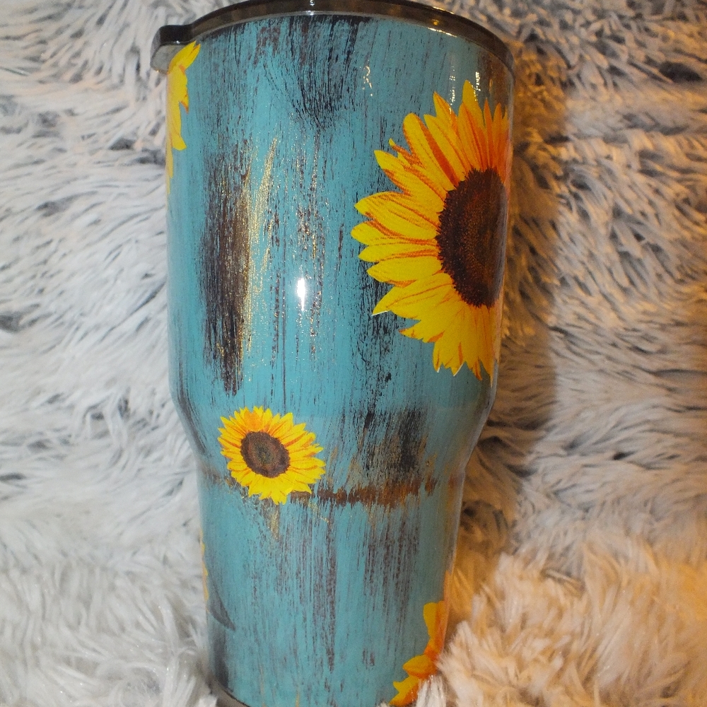 Custom 30oz Sunflower Tumbler